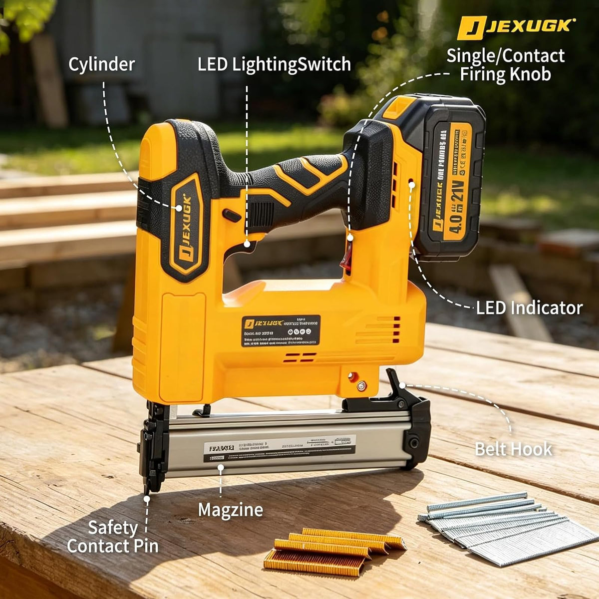 Cordless Nail Gun with Battery V184