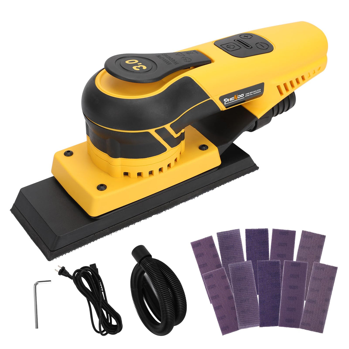 350W 3A Electric Random Orbital Sander A326590