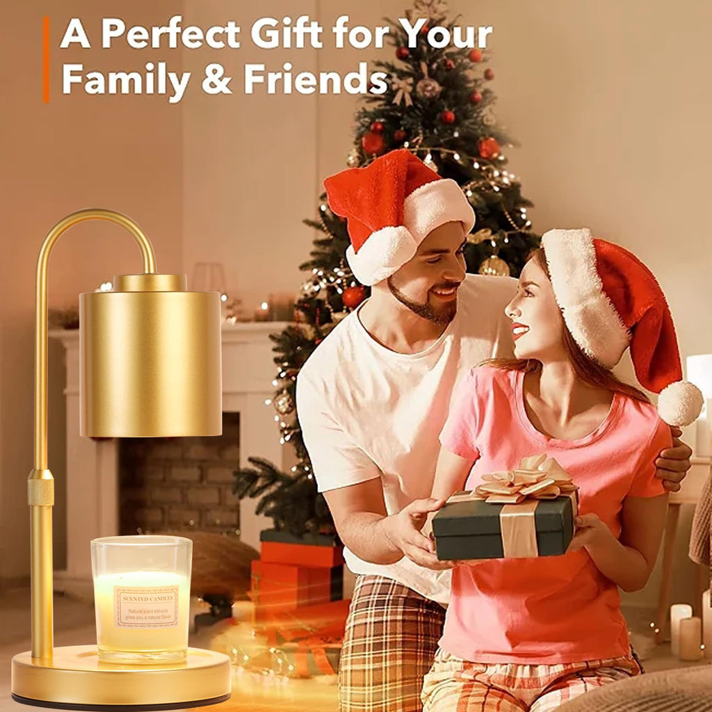 Height Adjustable Electric Candle Warmer Lamp with Timer & Dimmer M38588