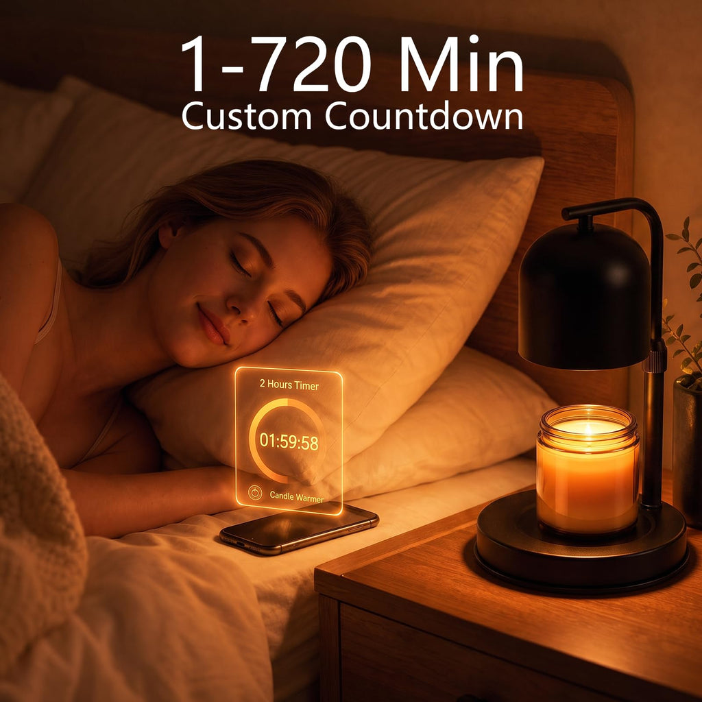 Adjustable Height App Controlled Candle Warmer Lamp with Timer U208