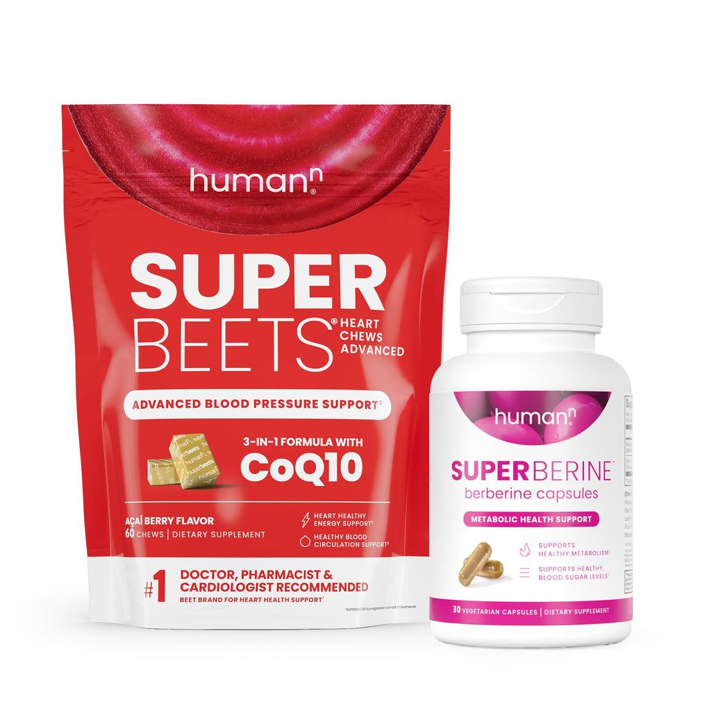 SuperBeets Heart Chews & SuperBerine Capsules Y139