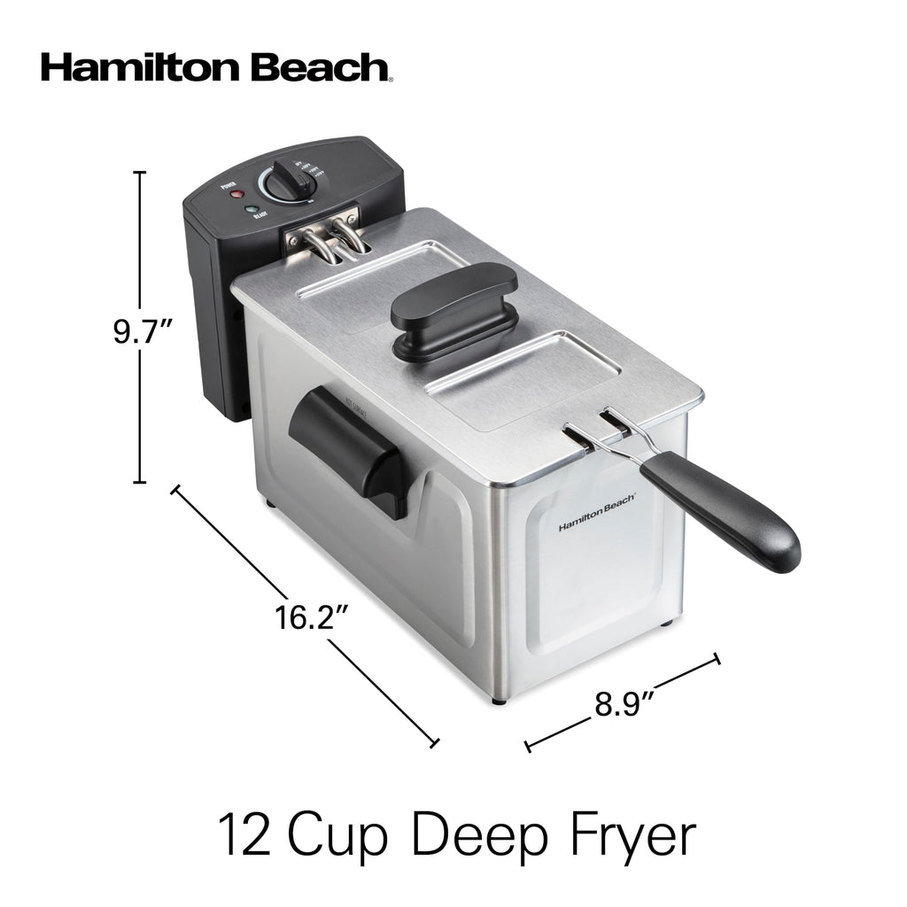 3 Liter Electric Deep Fryer with Basket I2022