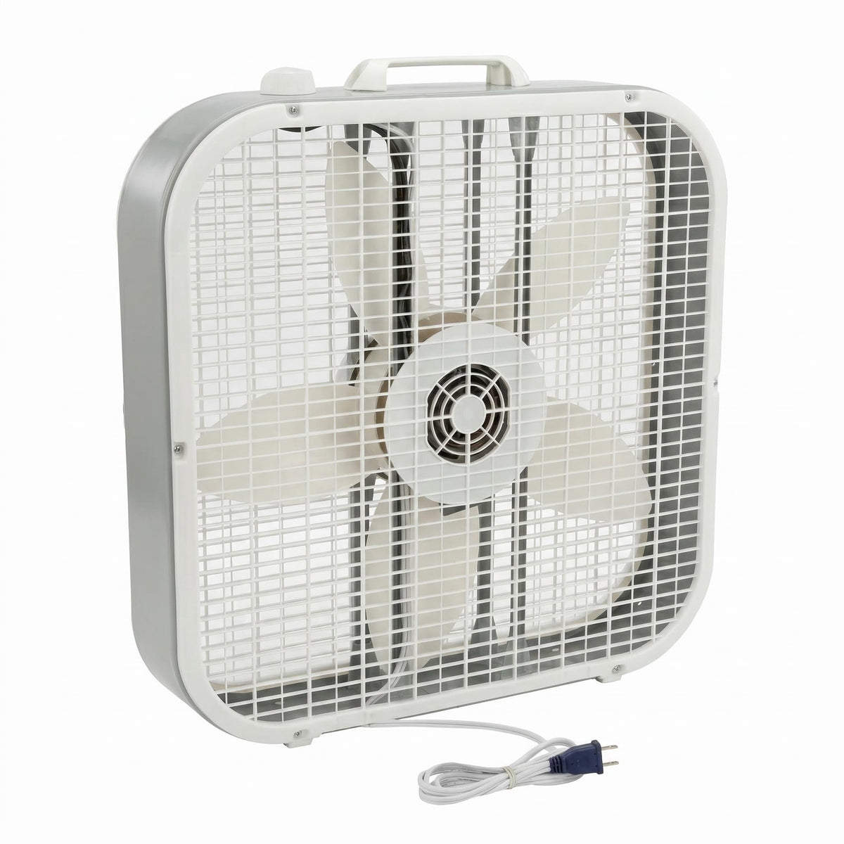 20 Inch 3 Speed White Box Fan Z446194