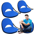 4 Pcs Adjustable Folding Portable Stadium Seats with Back E4518