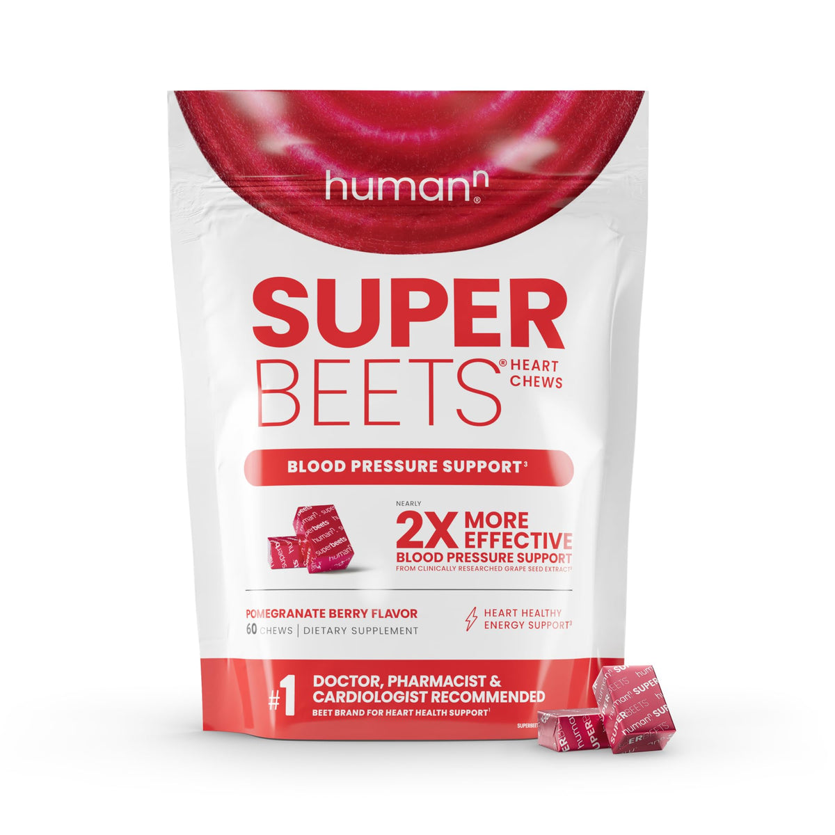 SuperBeets Heart Chews & SuperBerine Capsules Y139