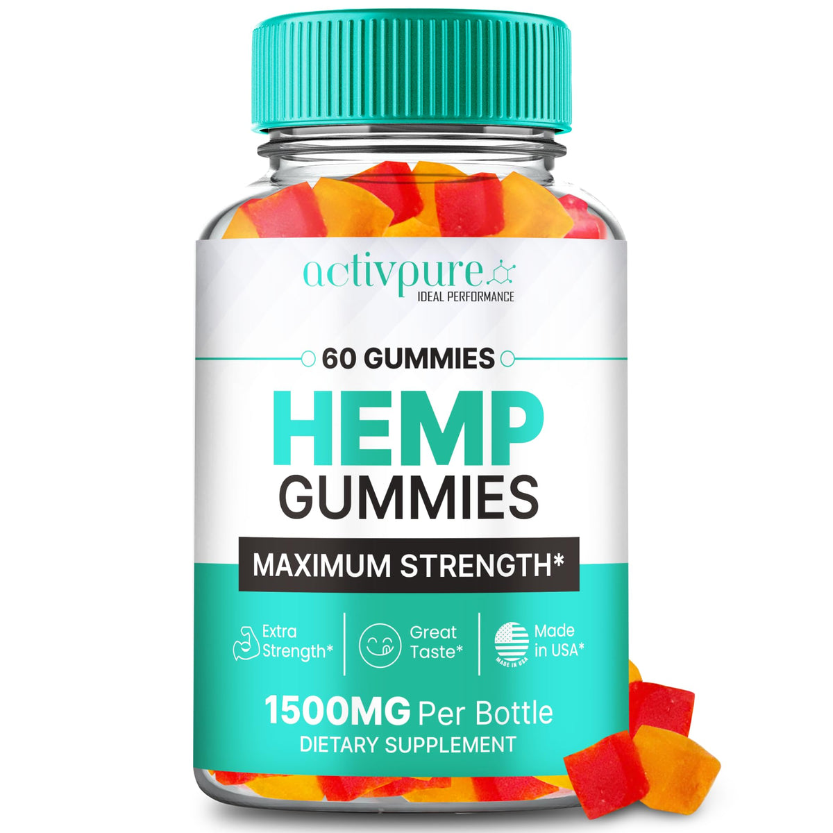 Hemp Gummies 60 Gummies X95820