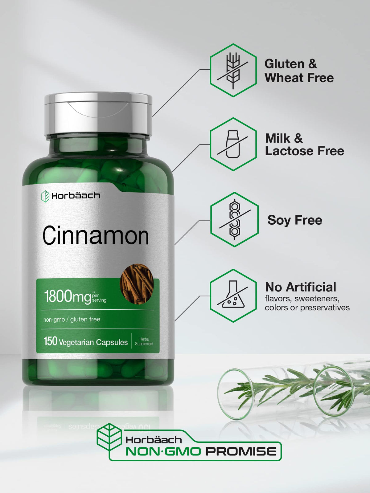 Cinnamon Capsules 150 Count H8479