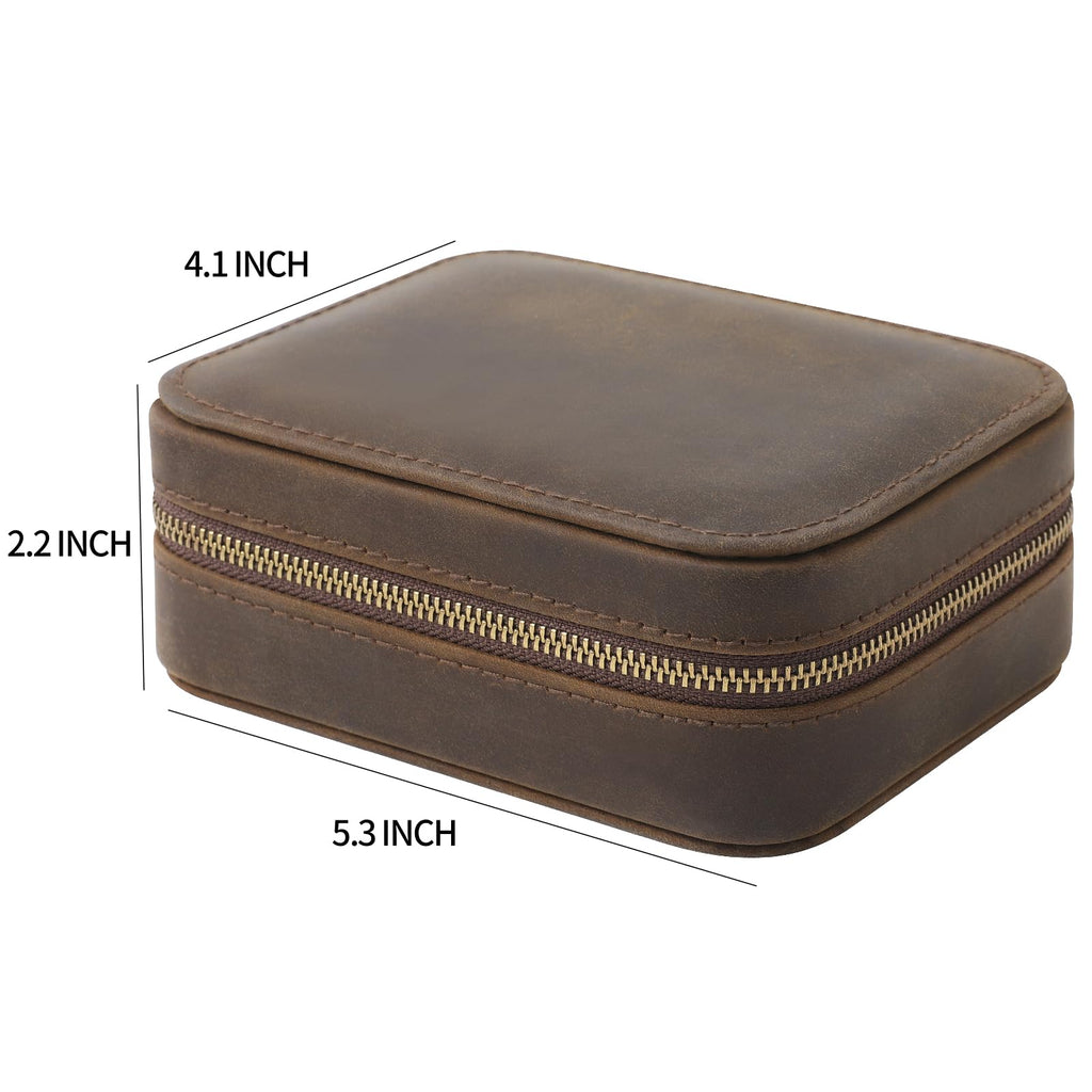 Leather Guitar Pick Case Holder Box J801001