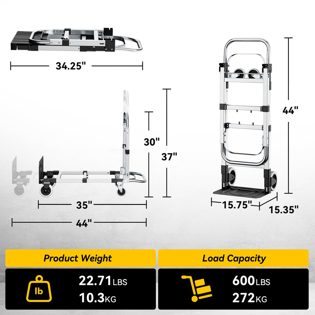 3-in-1 Convertible Dolly Cart P6276