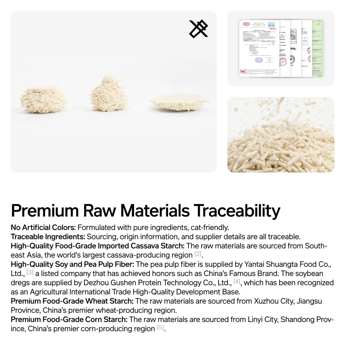 Cassava Tofu Cat Litter Clumping 5.3lb T743