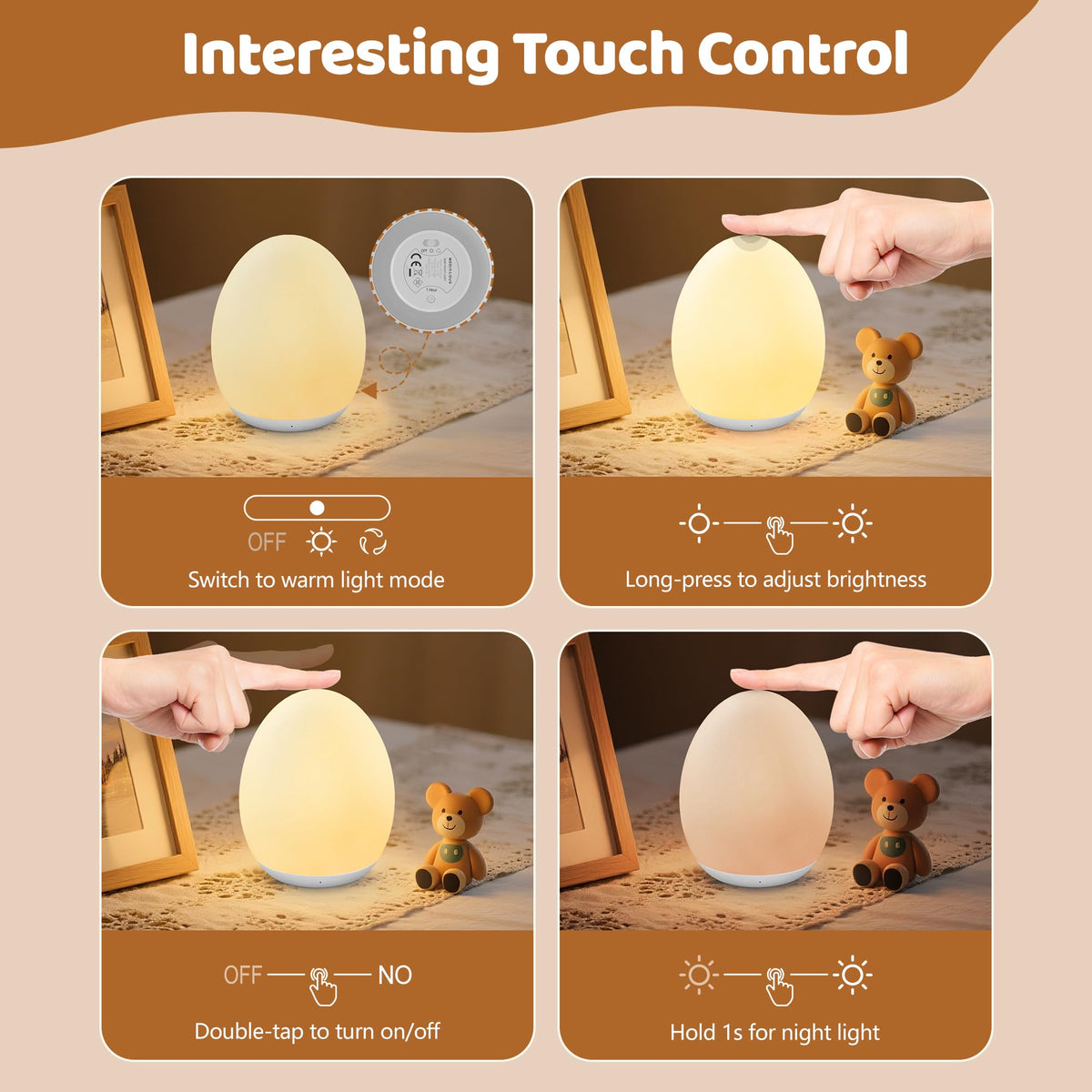 7 Colors Changing Night Light K142