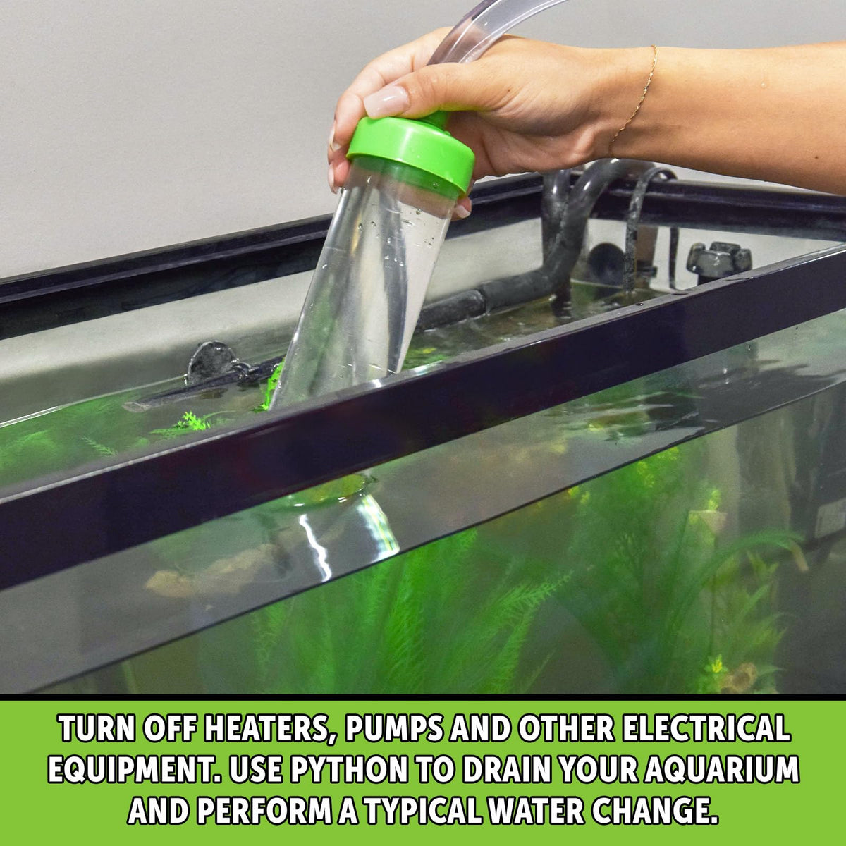 Aquarium Maintenance System, Gravel Cleaner and Water Changer, 25 Foot D53926