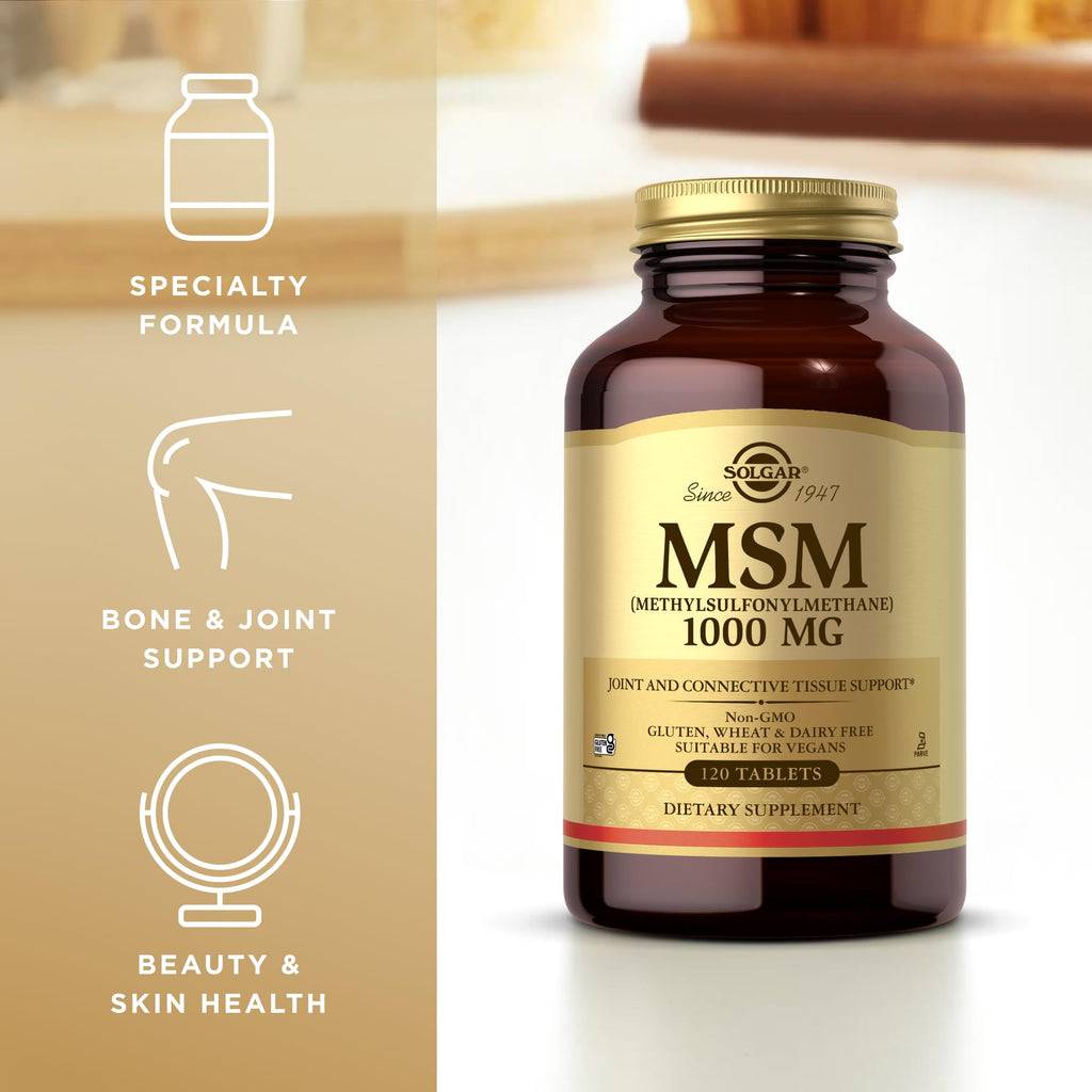 MSM 1000 mg 120 Tablets I84830