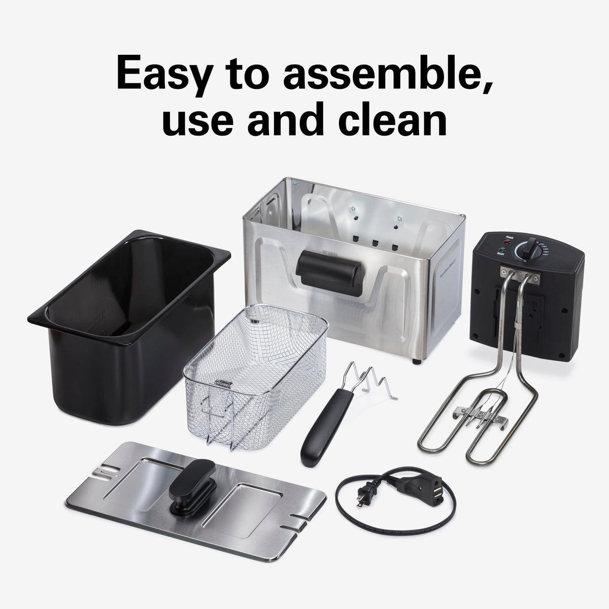 3 Liter Electric Deep Fryer with Basket I2022