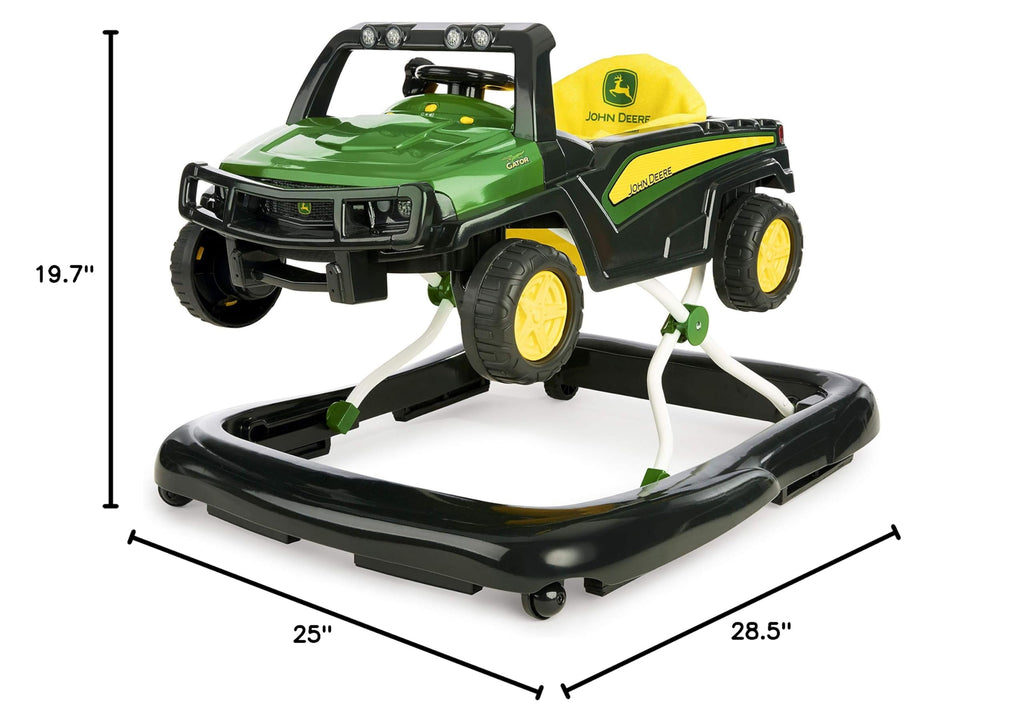 Green Baby Activity Center & Push Walker with Steering Wheel Toy P560471