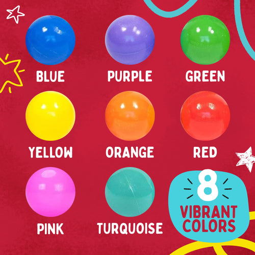 200 Count Plastic Ball Pit Balls G1953