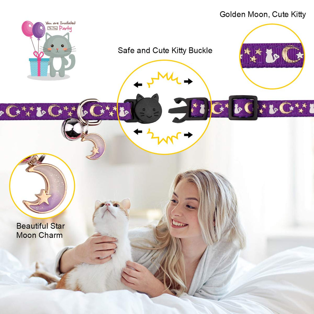 Breakaway Cat Collar with Bells 4PCS L65572