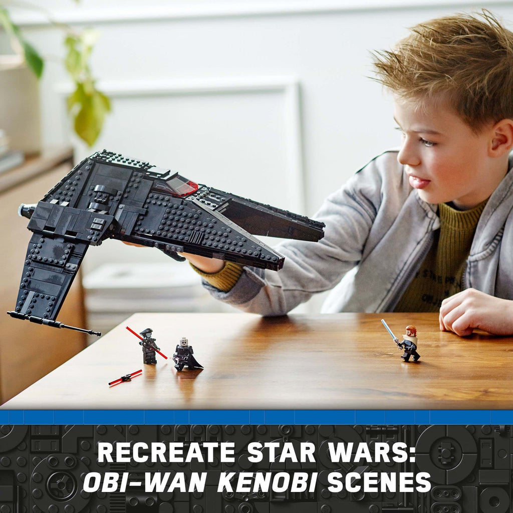 Buildable Toy Starship with Blue and Double-Bladed Red Lightsabers N957