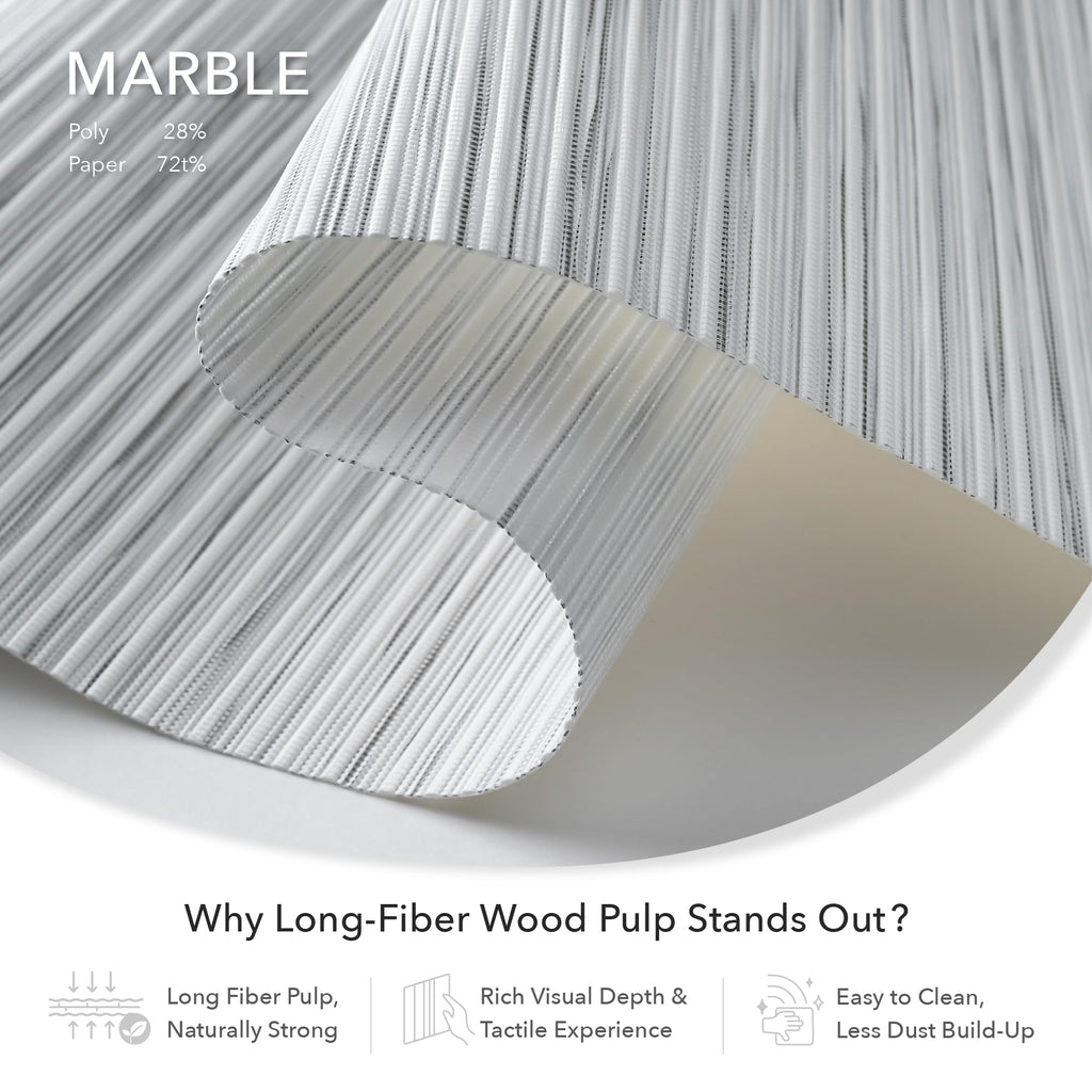 Natural Woven Light Filtering Panel Track Blinds Z8245
