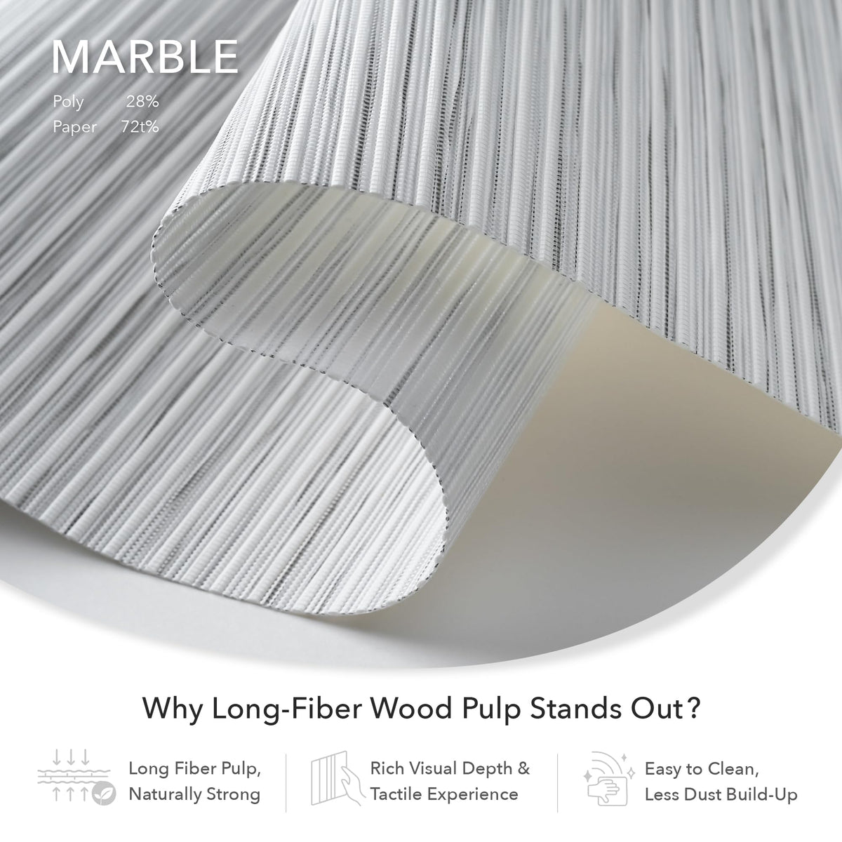 Natural Woven Light Filtering Panel Track Blinds Z8245