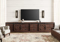 60 inch Farmhouse TV Stand with Drawers & Storage Cabinet J9896