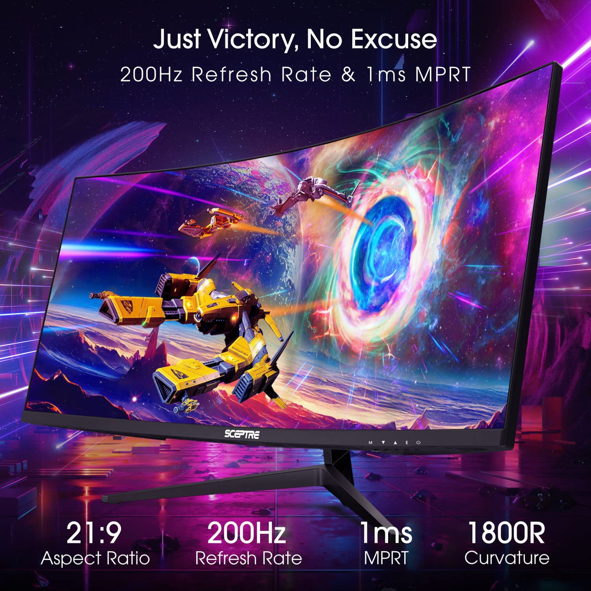 30-inch Curved Ultra Wide Gaming Monitor 200Hz A159751