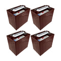 6V 225Ah Deep-Cycle Flooded Battery Pack of 4 L2814