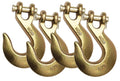 4 Pack 3/8" Grade 70 Clevis Slip Hook Q92867