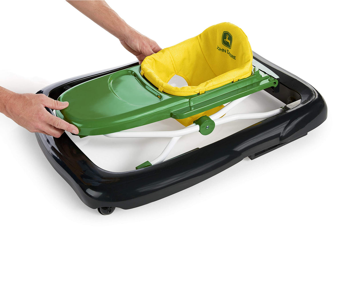Green Baby Activity Center & Push Walker with Steering Wheel Toy P560471