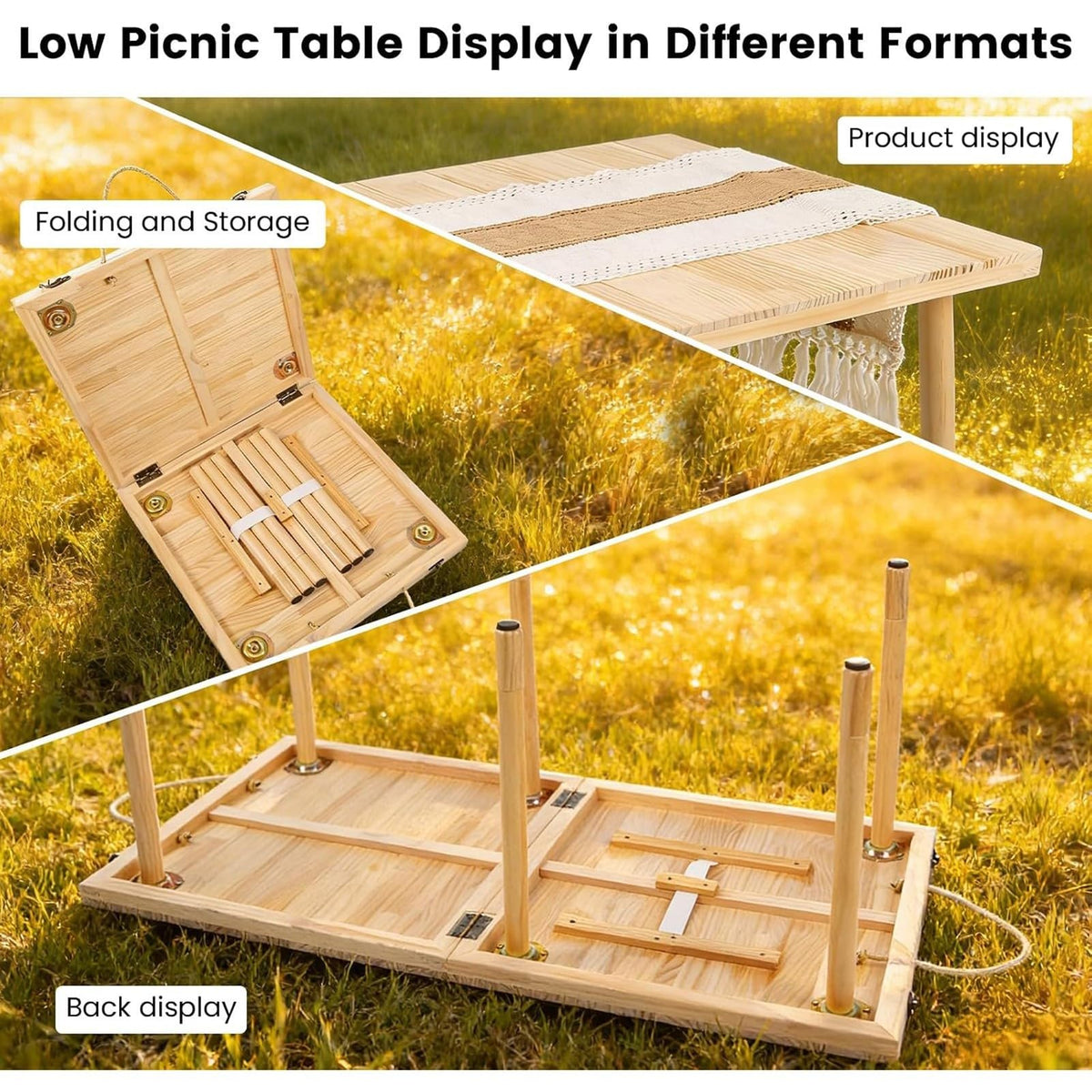 Wood Folding Picnic Table R45423