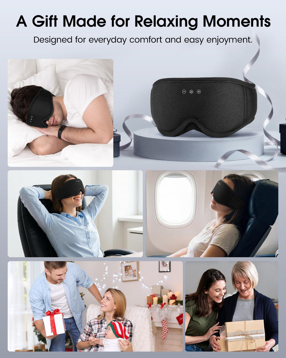 Sleep Mask Bluetooth Headphones K353025