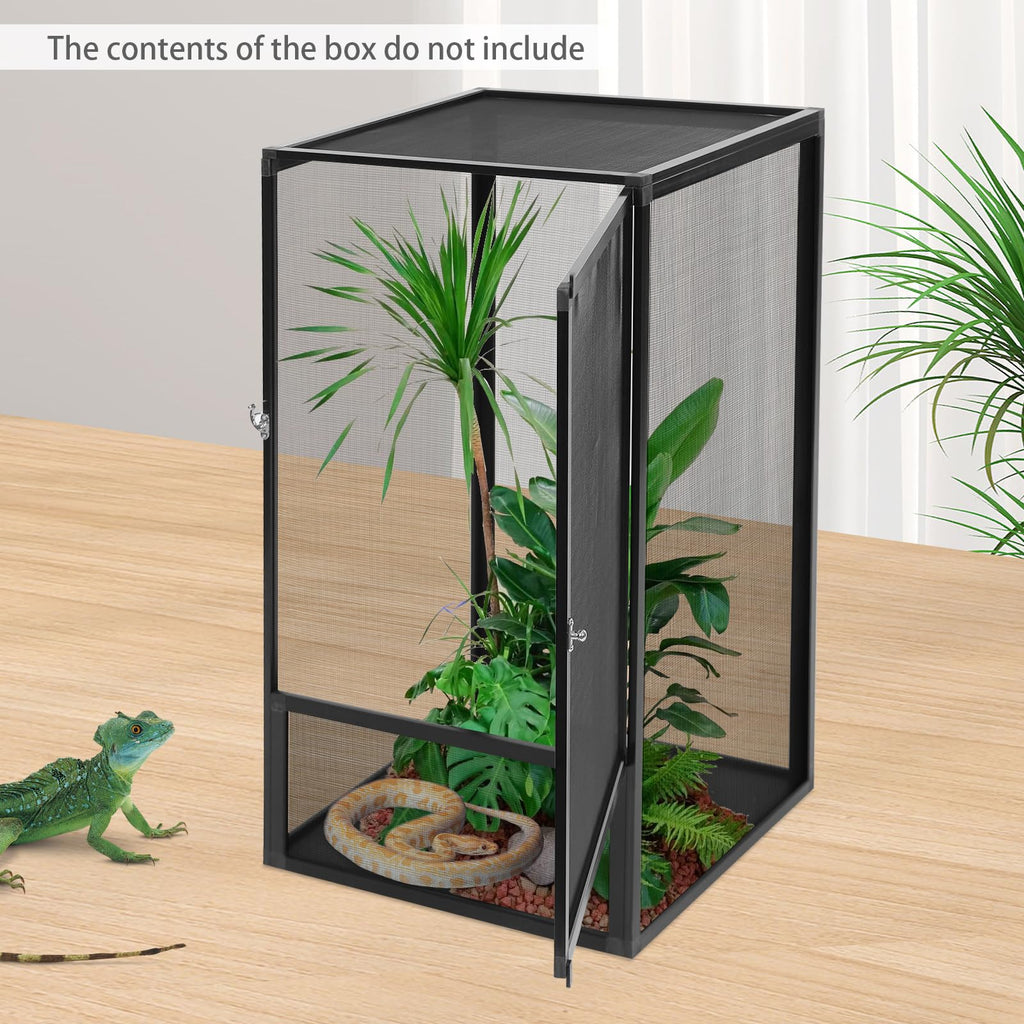 Terrarium Enclosure with Mesh Top and Locking Latch G3164