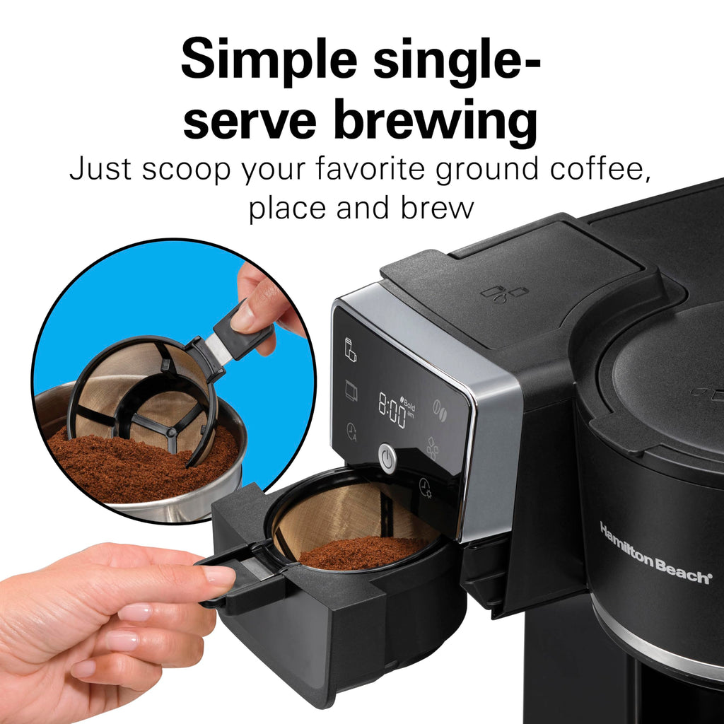 2-Way Drip Coffee Maker & Single Serve Coffee Machine R253