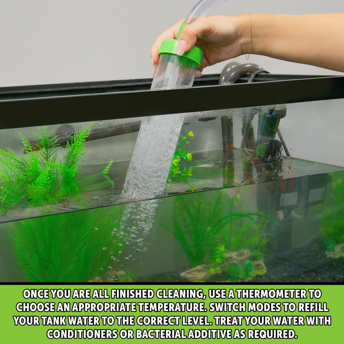 Aquarium Maintenance System, Gravel Cleaner and Water Changer, 25 Foot D53926