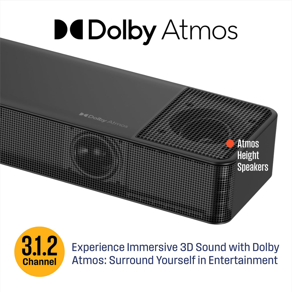 4K 50 Inch TV and 3.1.2 Sound Bar T976