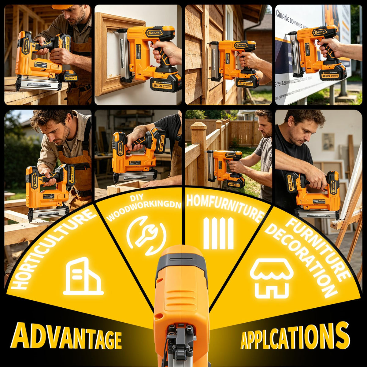 Cordless Nail Gun with Battery V184