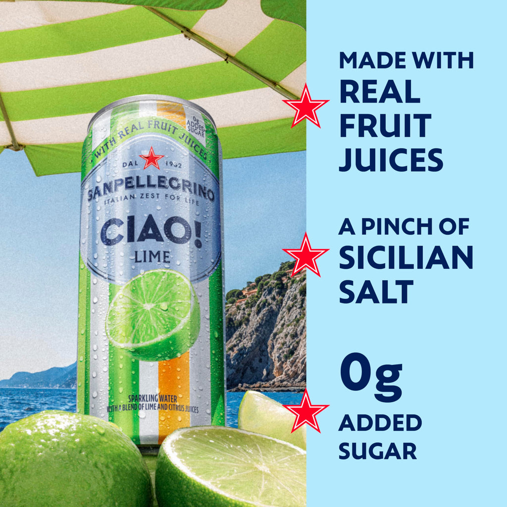 Lime Sparkling Water 24 Pack T1850