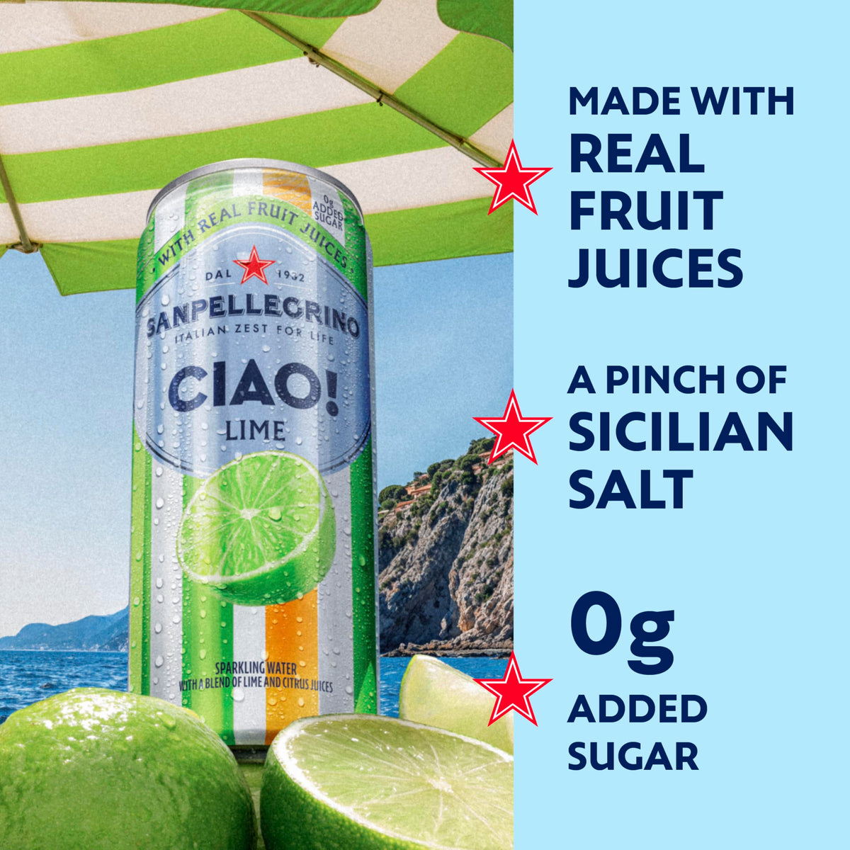 Lime Sparkling Water 24 Pack T1850