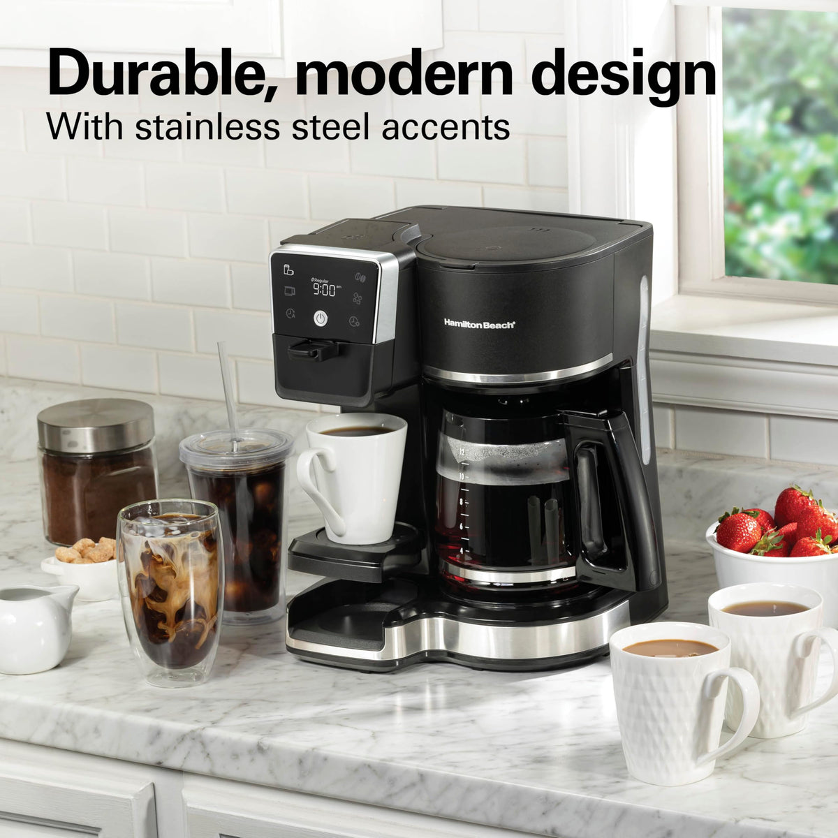 2-Way Drip Coffee Maker & Single Serve Coffee Machine R253