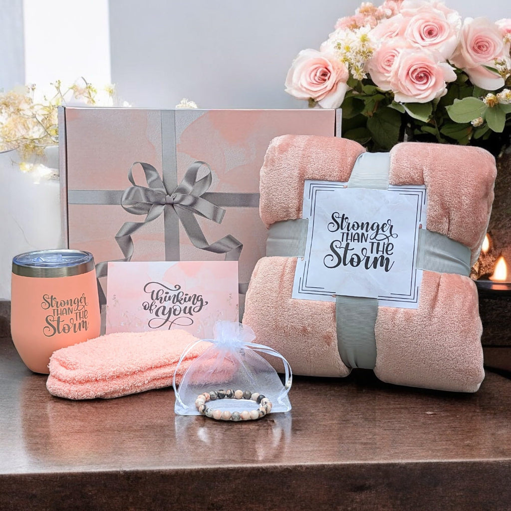 Pink Blanket & Tumbler E26747
