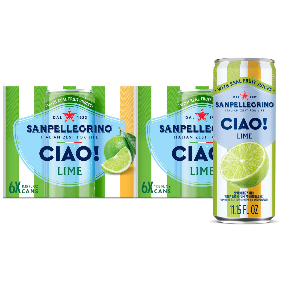 Lime Sparkling Water 24 Pack T1850