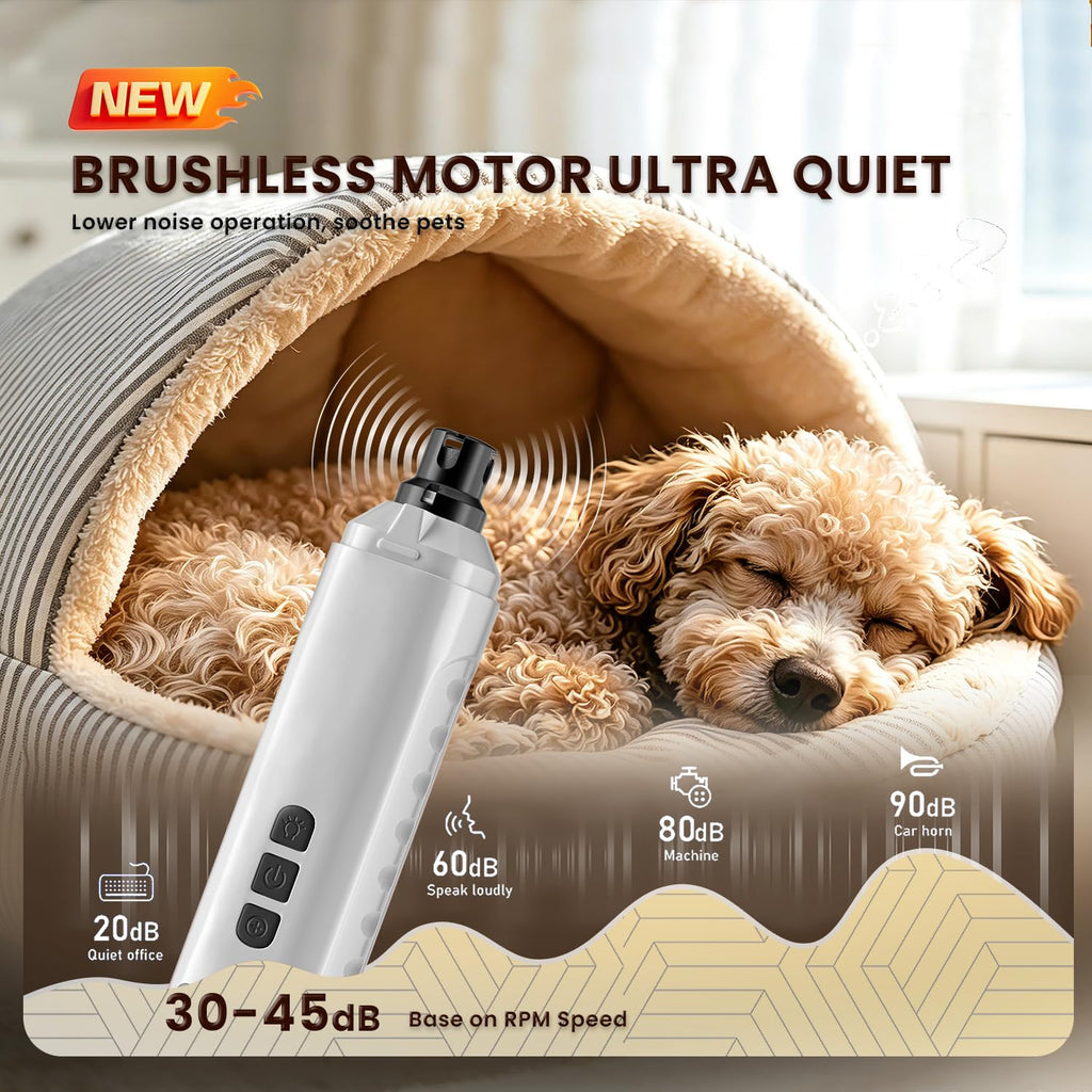 6-Speed Dog Nail Grinder with LED Light J72143