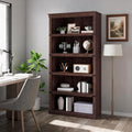 5-Tier Metal Bookcase with Adjustable Shelves N273