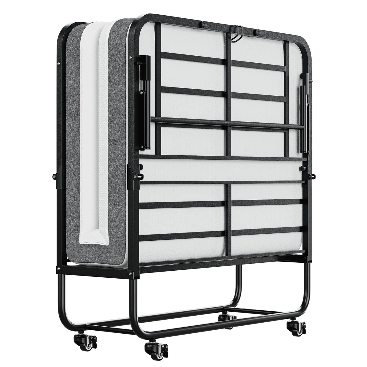 Twin Folding Bed with 5" Memory Foam Mattress U318