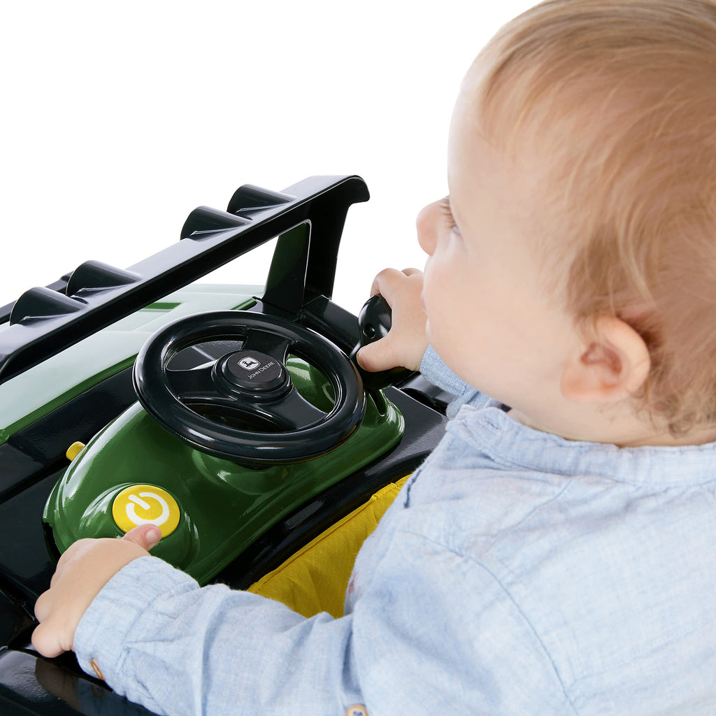 Green Baby Activity Center & Push Walker with Steering Wheel Toy P560471