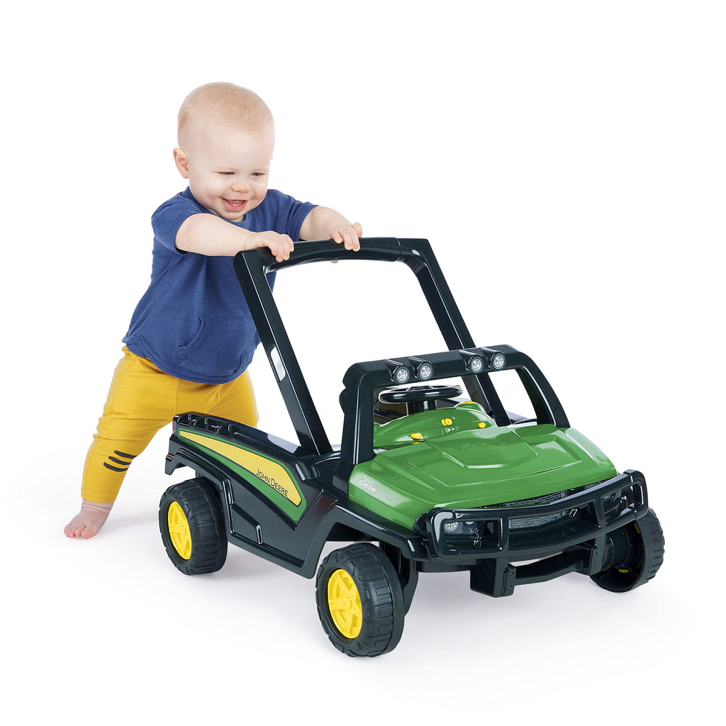 Green Baby Activity Center & Push Walker with Steering Wheel Toy P560471
