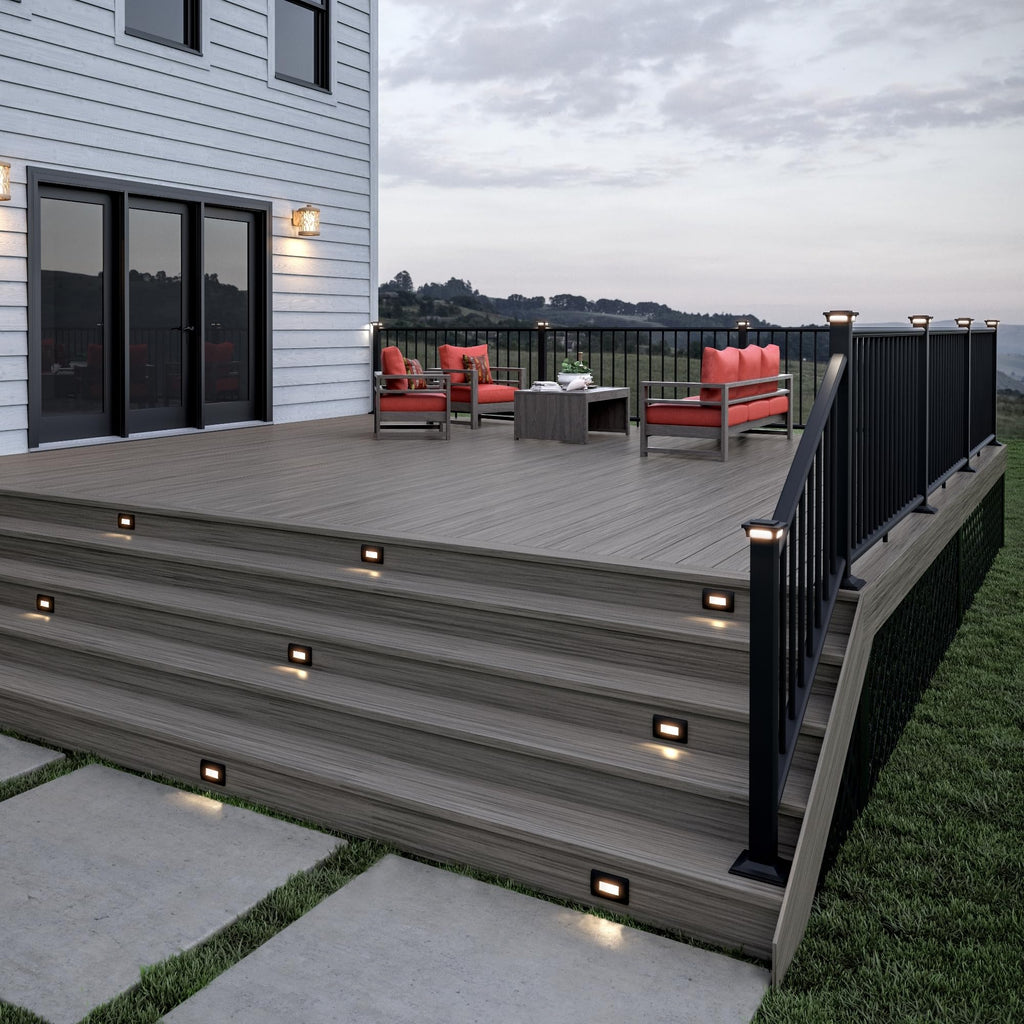 Aluminum Textured Black Line Rail Kit D34682