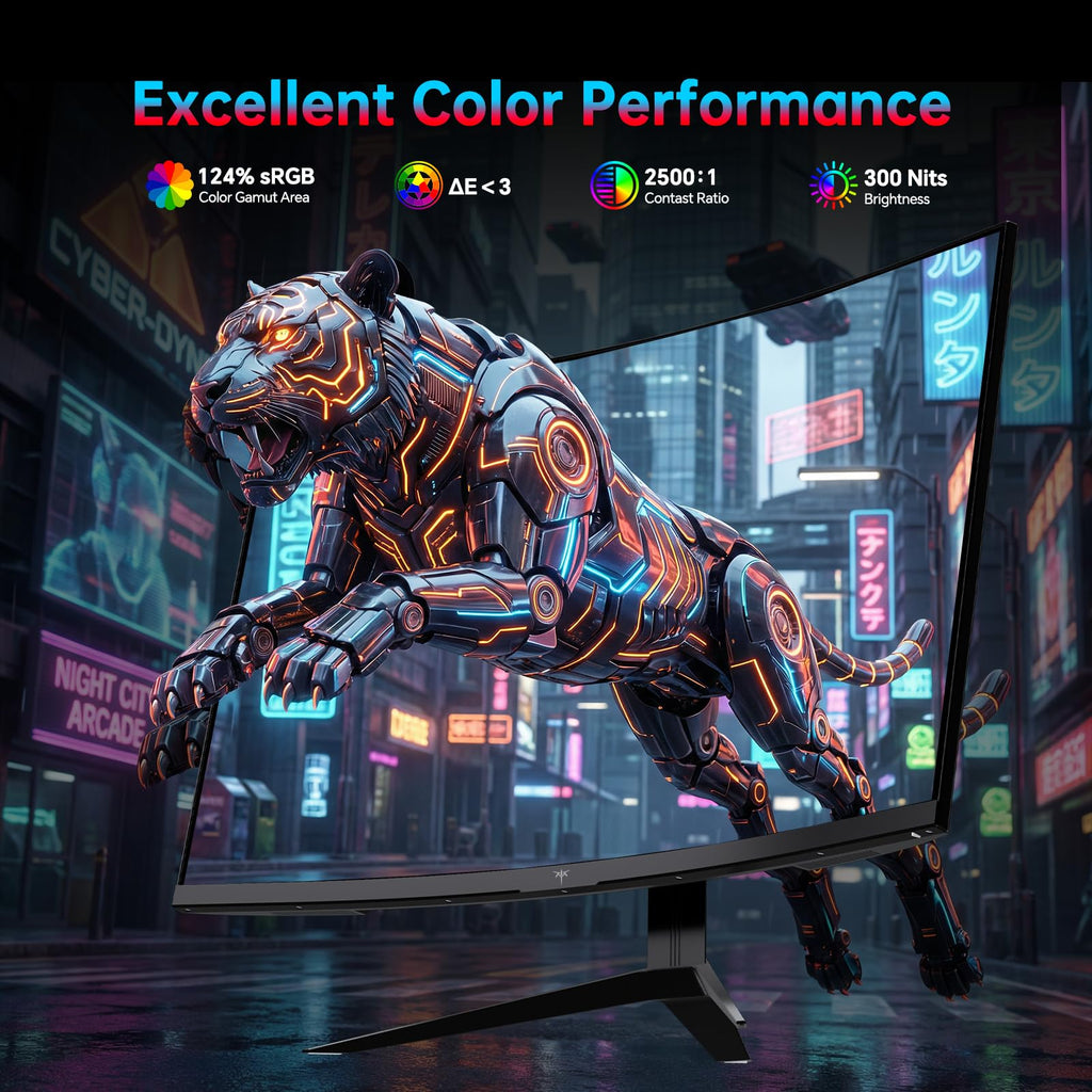 27 Inch 240Hz Curved 2K QHD Gaming Monitor J999