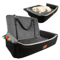 Large Dog Car Seat Portable Travel Dog Bed Velvet Memory Foam T7756
