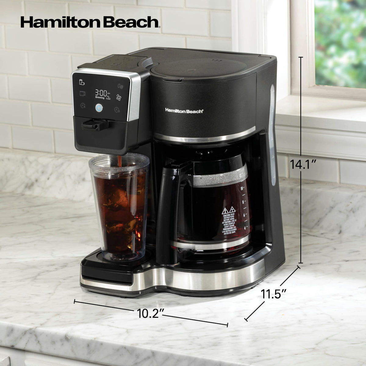 2-Way Drip Coffee Maker & Single Serve Coffee Machine R253